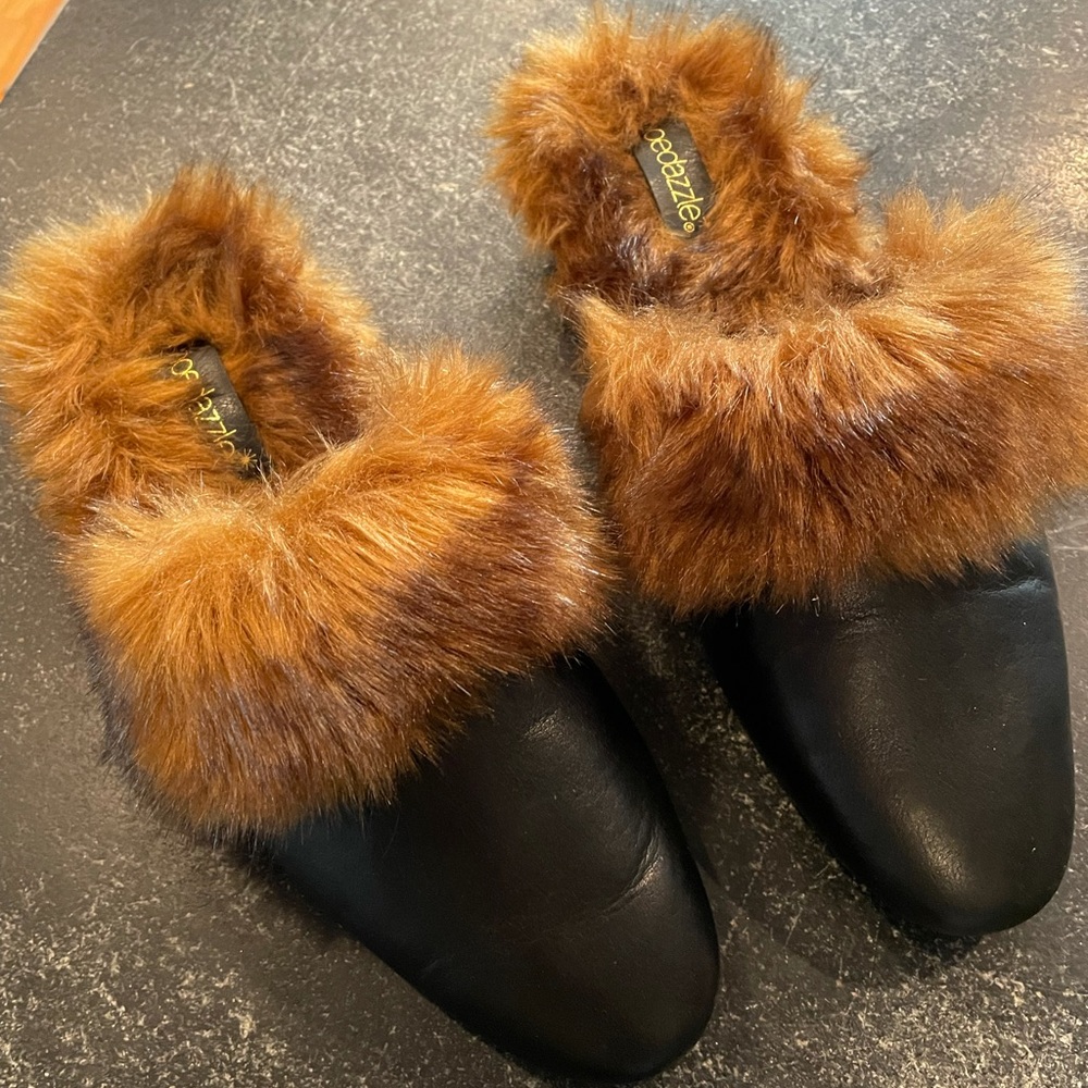 Furry Slip on Loafer